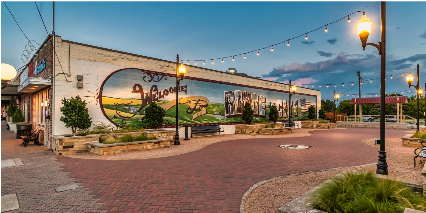 Welcome to Royse City mural